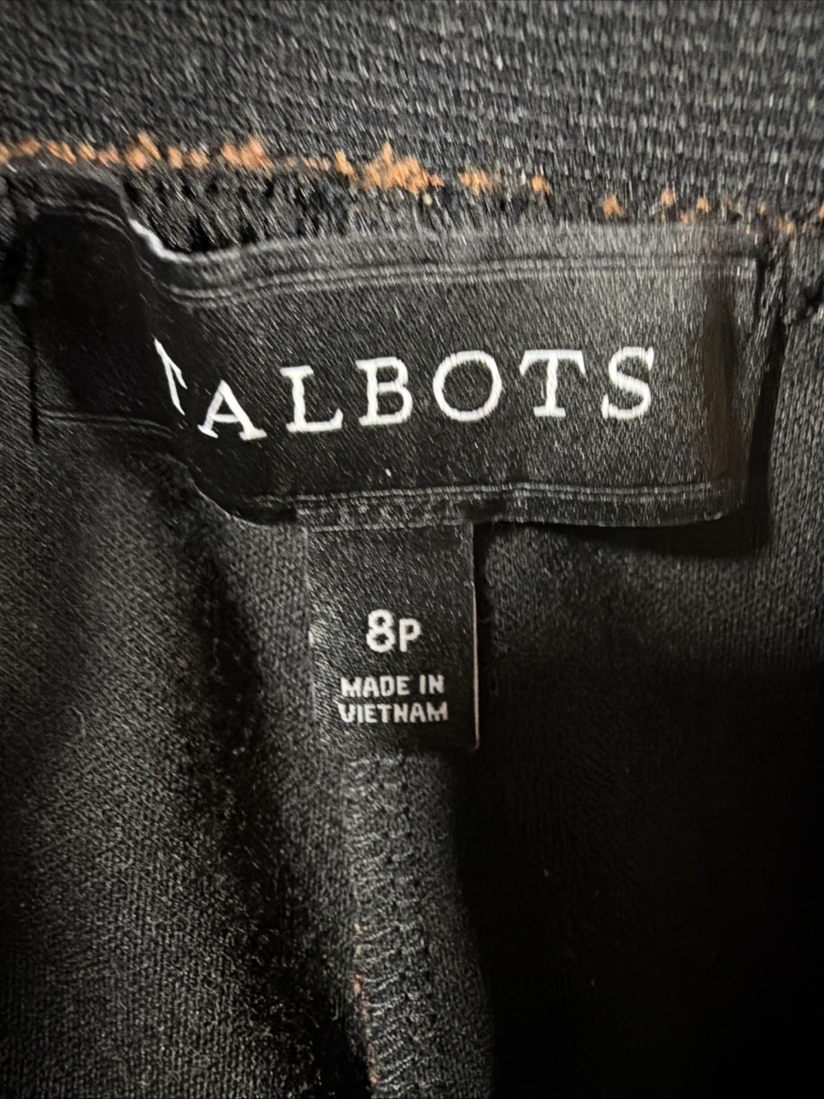 Talbots Suede Leggings or pull-on pants, in a brown color, Women’s Size 8p