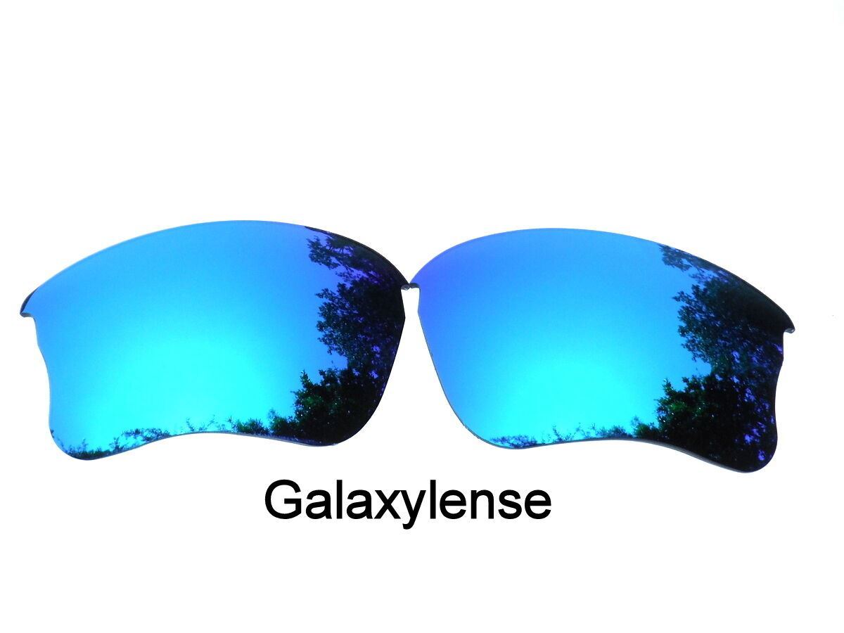 Galaxy Replacement Lens For Oakley Flak Jacket XLJ Sunglasses Ice Blue Polarized