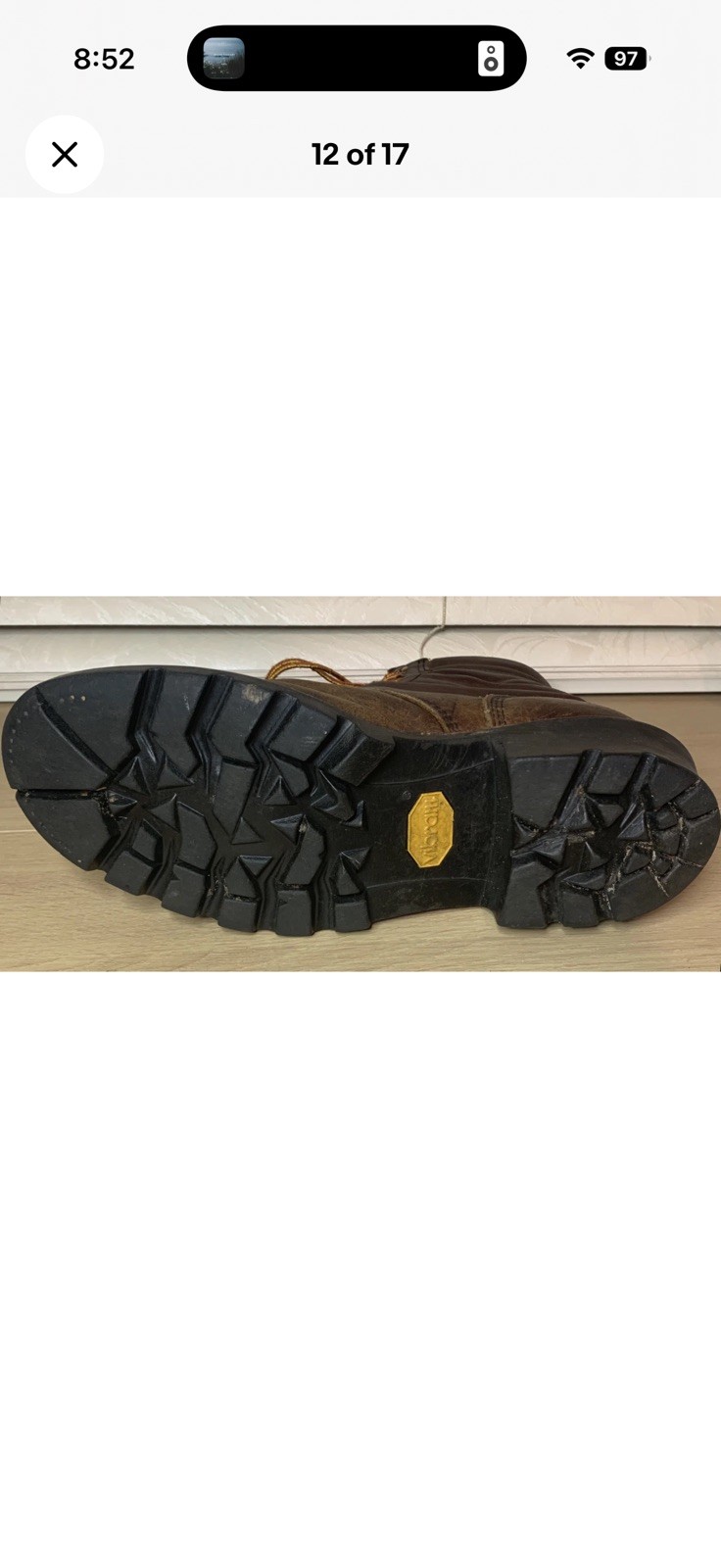 Thorogood 804-3550 Men’s 9″ WP Leather Logger Steel Safety Work Boot Size 10 D
