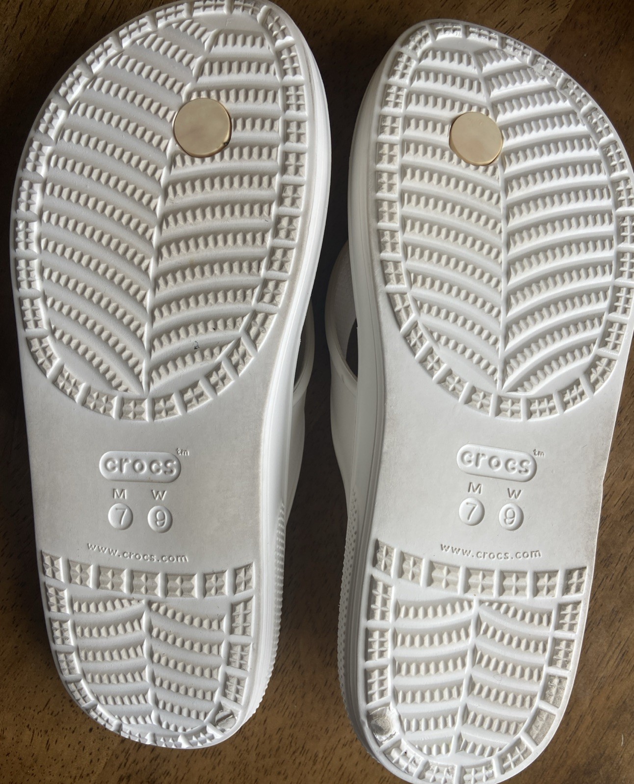 Crocs Kadee II Women’s Flip Flop White Size 9