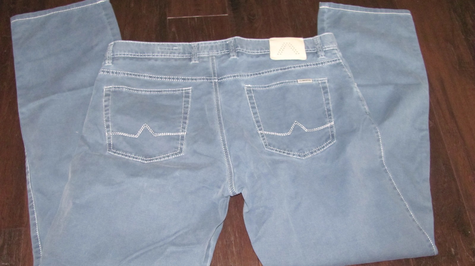 Alberto Jeans Men’s STONE Modern Fit FADEOUT TWILL 36 x 34- Huge sale