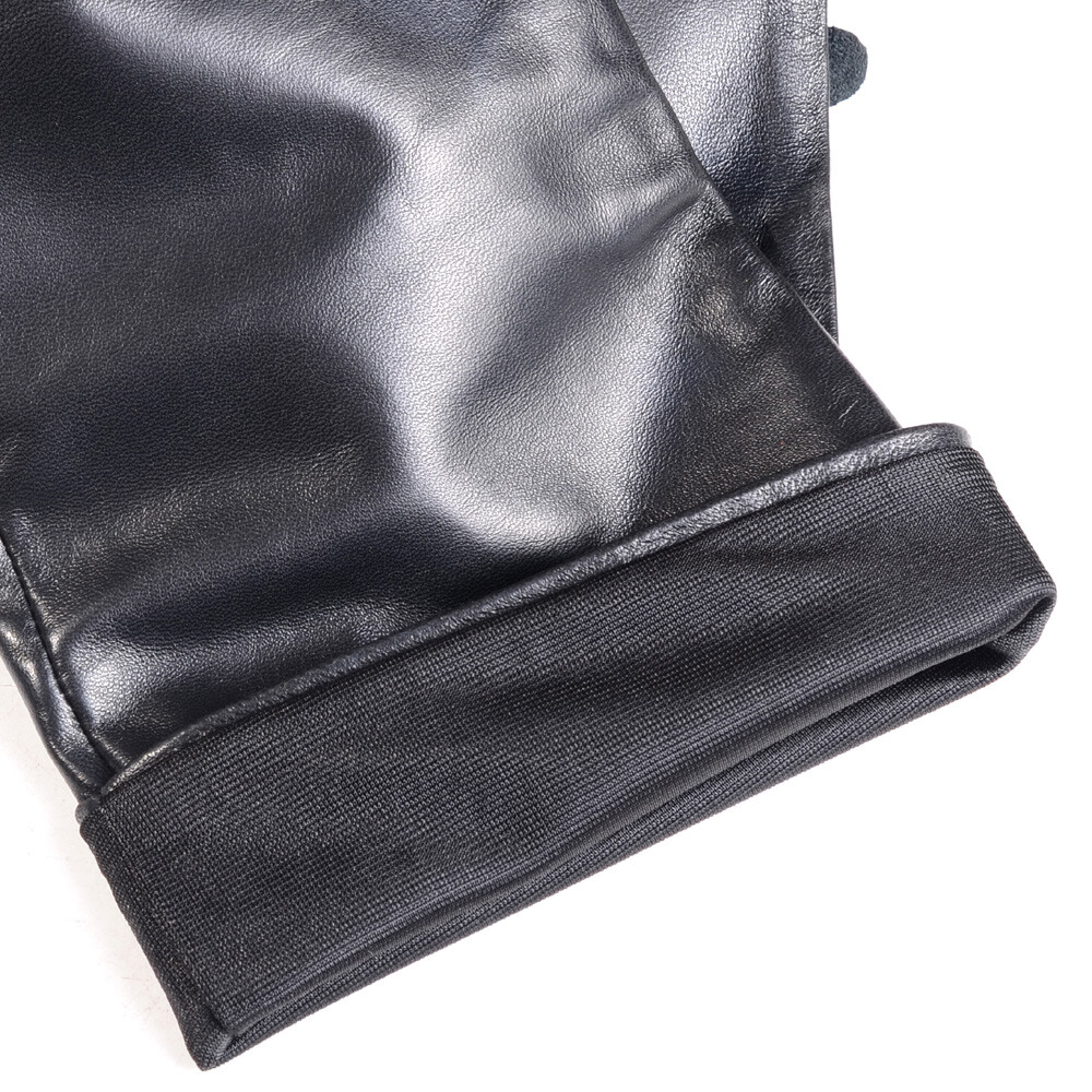 60 70 80cm Men’s Male 100% Real leather Punk Party Dancing Opera/Long Gloves