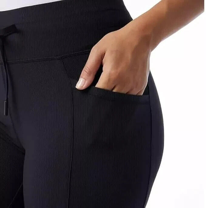 32 Degrees Women’s Wide Leg Ribbed Semi-Flare Yoga Pants