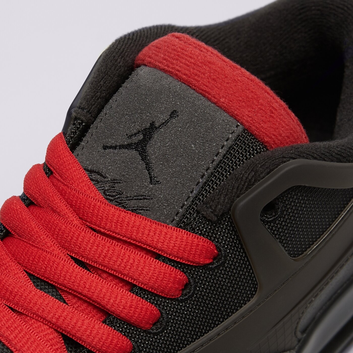 Nike Men’s Air Jordan 4 RM Bred Retro Black Red Sneakers FQ7939-060