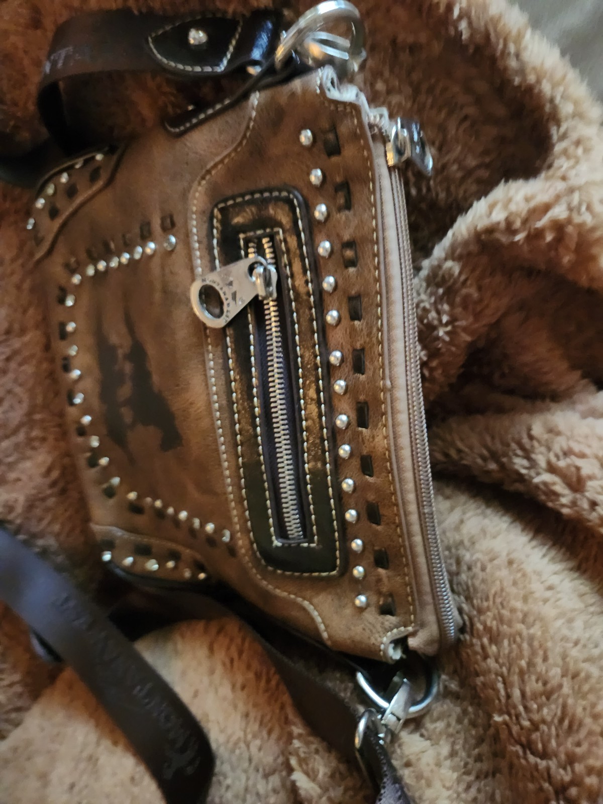 ***New without Tags*** Montana West Leather Purse With Horse design