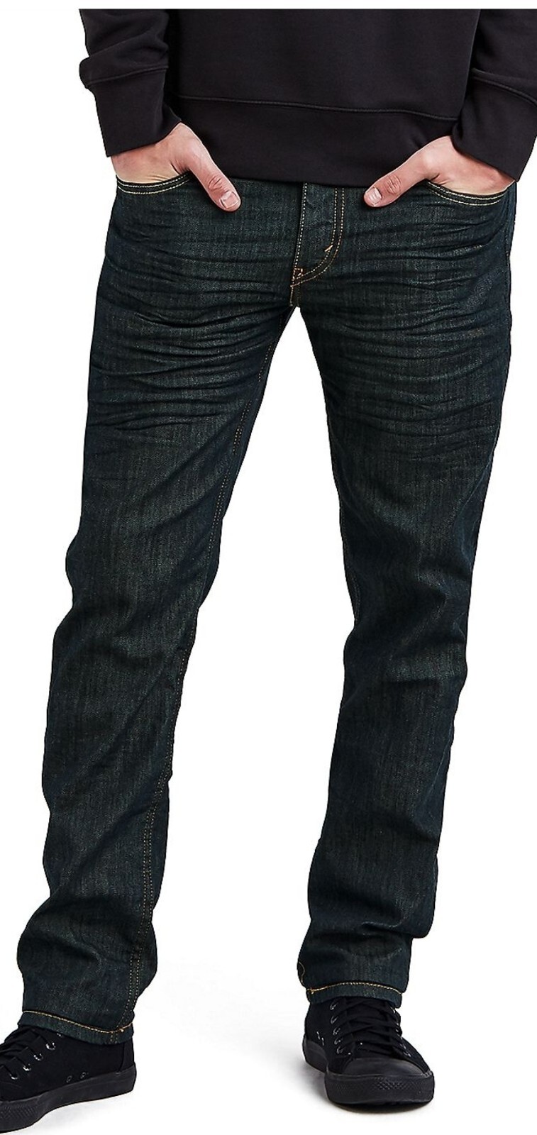 Levi’s 511 Slim-Fit Stretch Men’s Jeans, Rinsed Playa, Size: 30″W x 30″L