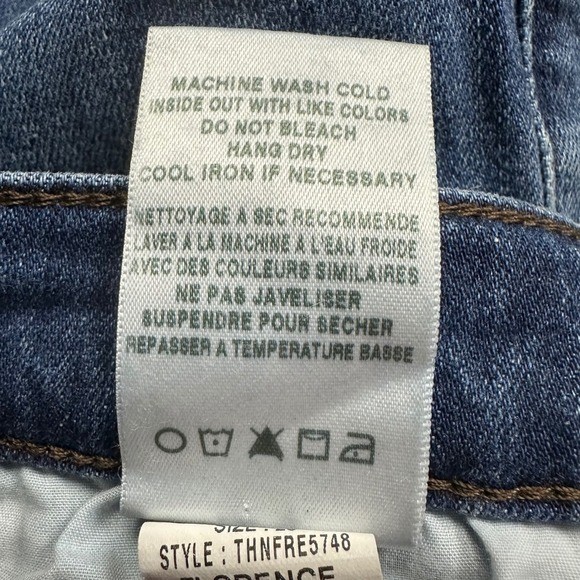 Joe’s Jeans The Charlie Women’s High Rise Skinny Ankle Jeans Size 28 Blue Frayed