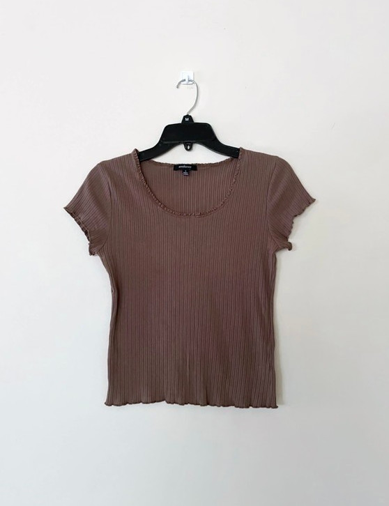 Ambiance Cute brown blouse, Top for summer
