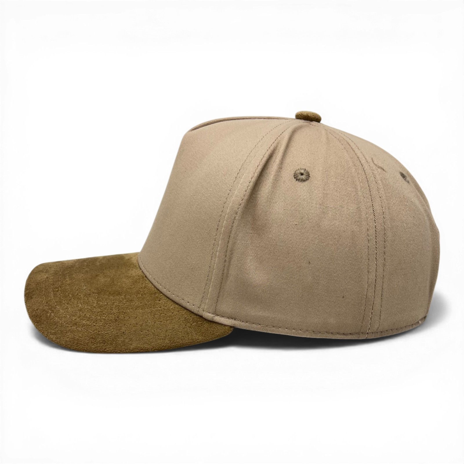 Cotton Baseball Cap Snapback Adjustable Dad Visor Hat Faux Suede Bill Men Women