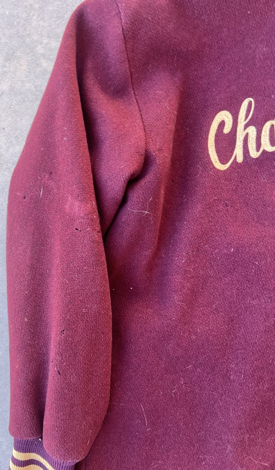Vintage Park Regal Jacket Size 22×28 50s Varsity Style Chautauqua Chain Stitched
