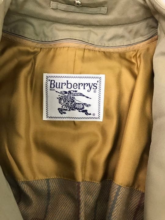 Excellent Condition Burberry Liner Attached Coat Beige 9AB2
