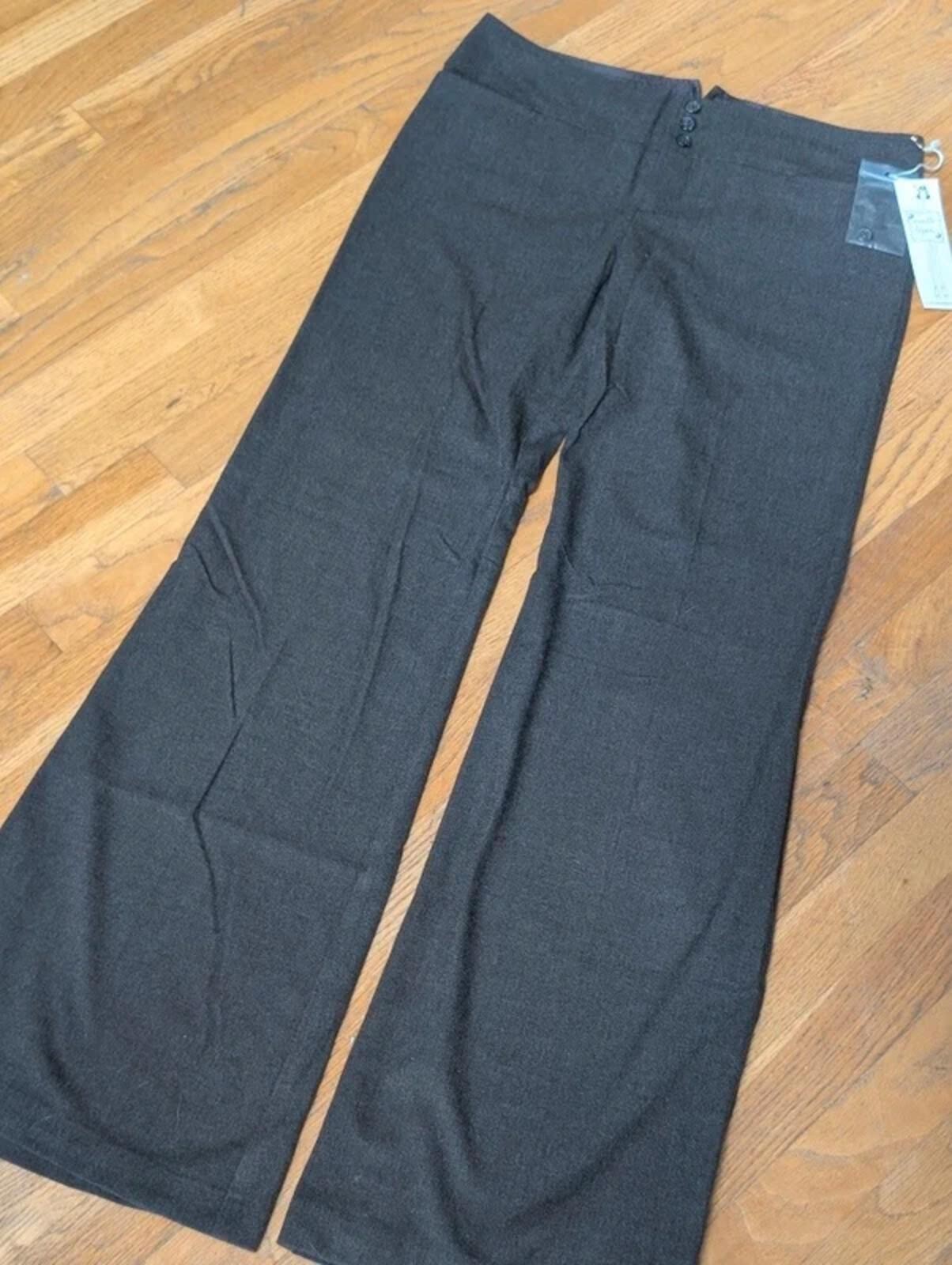 Nanette Lepore Wide Leg Wool Pants | High Waist Trouser | Size 8