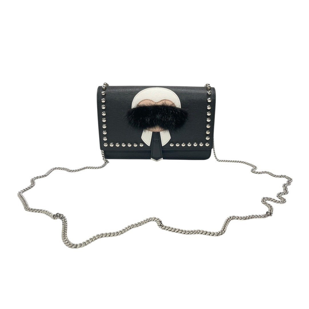 Fendi Shoulder Bag Chain Wallet Karl Lagerfeld 8M0346 Size: W:7.5×H:5.1 in.