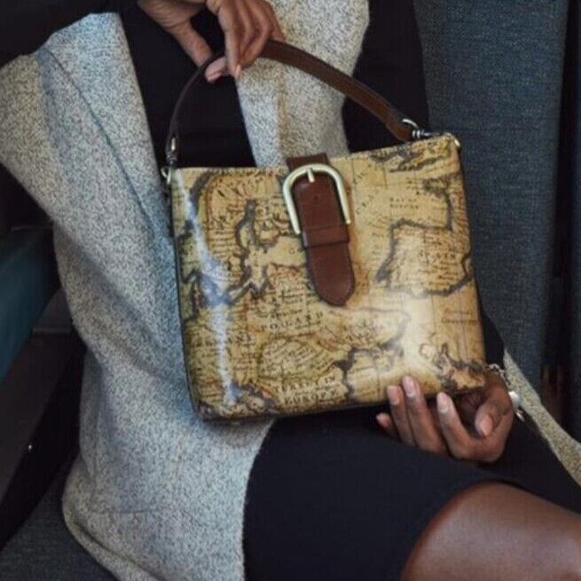 Patricia Nash Irving Leather Satchel with Crossbody Strap CHOOSE COLOR from menu