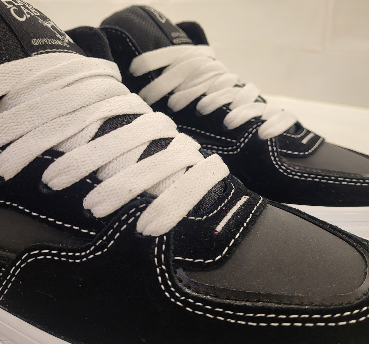 Vans Skateboarding Skate Half Cab Wafflecup Black White Men’s size 9 Half Cab