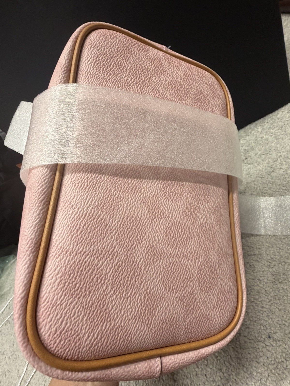 NWT Coach Rowan Bucket Bag In Signature Canvas With Charms Powder Pink