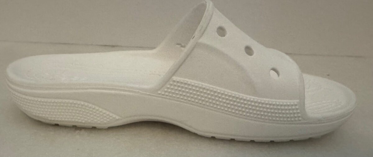 Crocs White Unisex Baya Slide Sandal Women’s 9 ~ Men’s 7