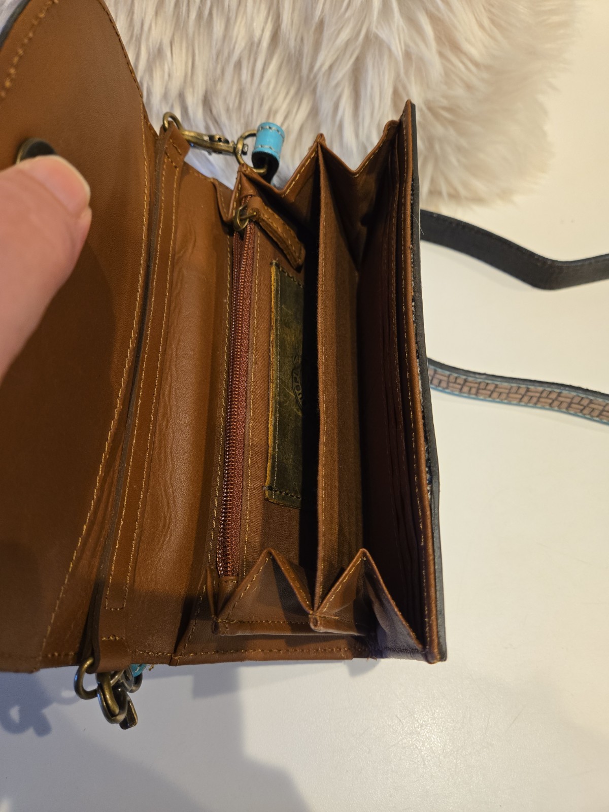 Myra Monolouge Crossbody Wallet