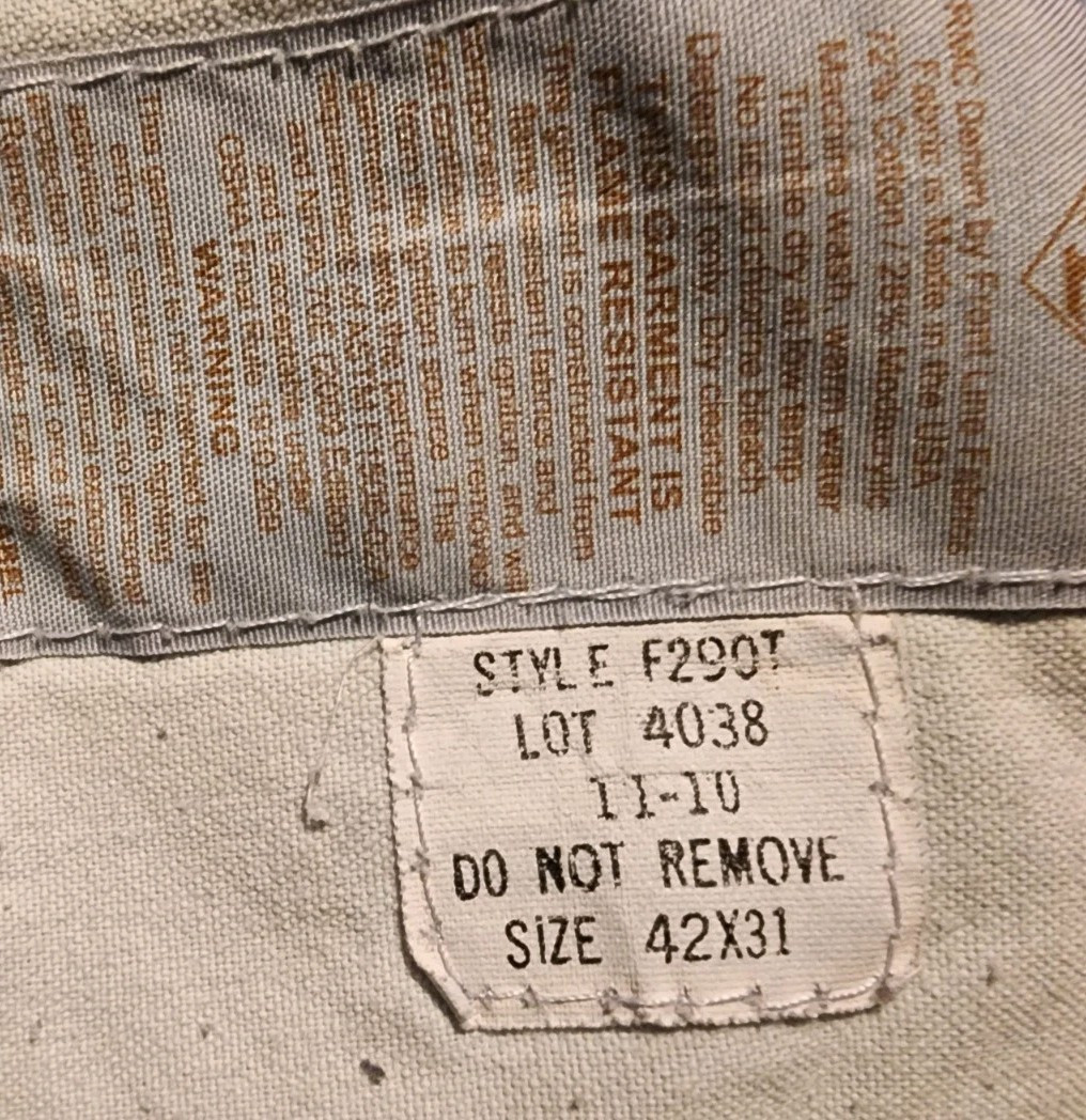 Tyndale FR Flame Resist Jeans Men Sz 40×31 Relax Fit Light Wash Denim F290T USA