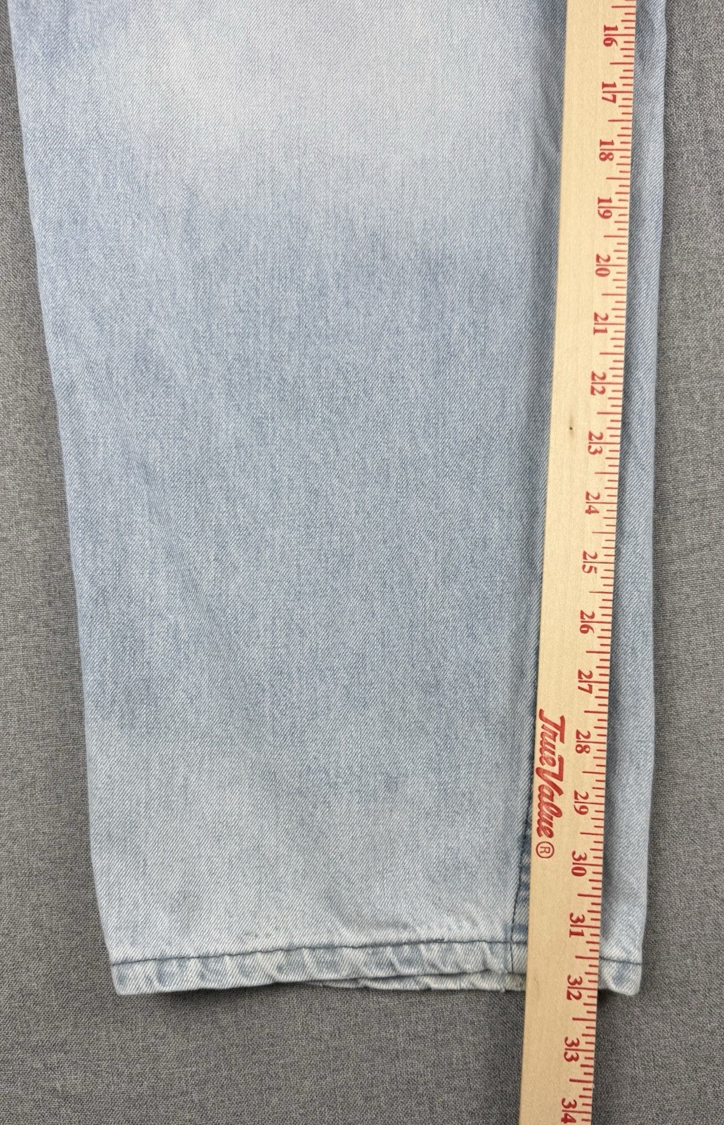 Levi’s Silvertab Baggy Fit Jeans Mens 36×32 Light Wash Vintage USA Made