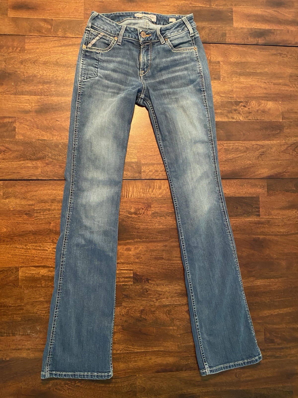 Ariat Rebar Women’s 28XL Perfect Rise Boot Cut Blue Jeans