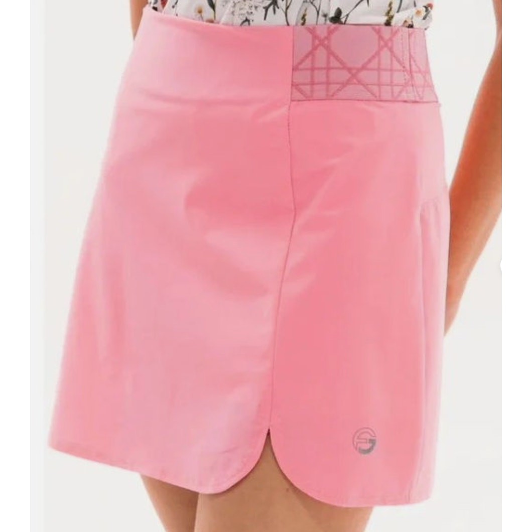 Foray Elastic Wide Waistband Skort A-Line Built In Shorts Sachet Pink Size Small