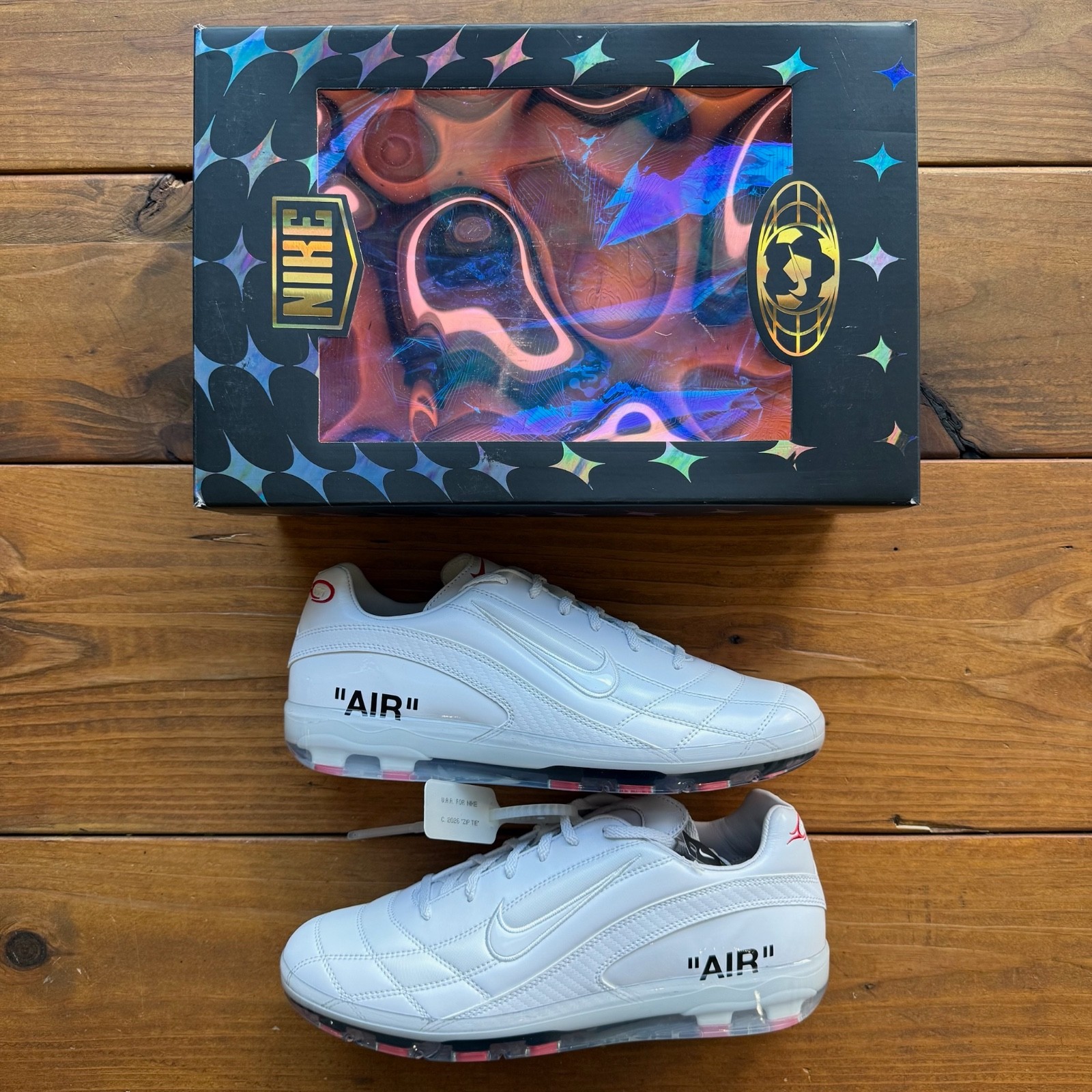 IM3886 100 Size 11.5 – Virgil Abloh Archive x Nike Cryoshot Zoom M9 ‘USA’