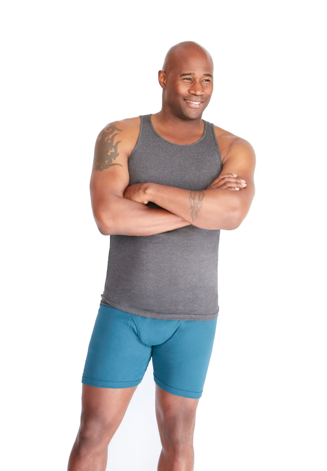 KingSize Men’s Big & Tall 3-Pack Ribbed Cotton Tank Undershirt
