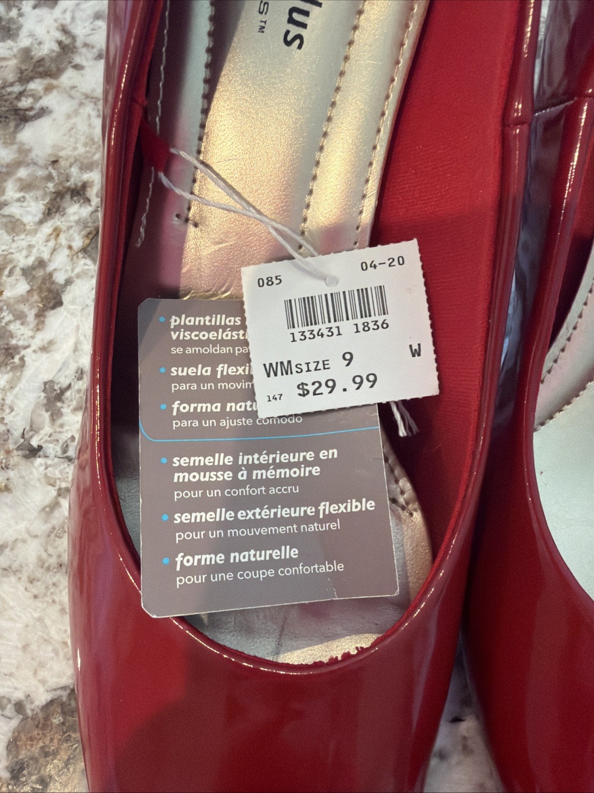 Comfort Plus “Predictions “ Red Heels Size 9 New