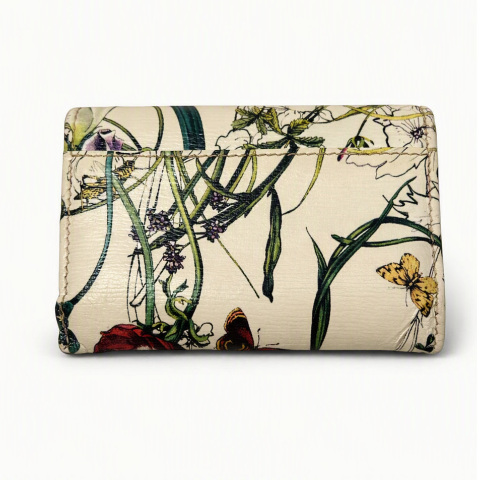 GUCCI Tian Floral Card Case Authentic
