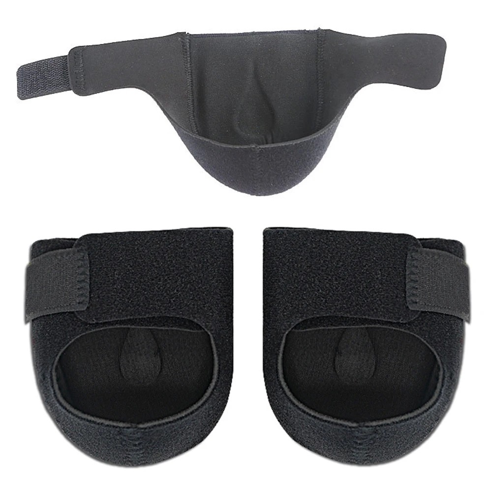 1Pair Plantar Fasciitis Heel Cups U Shaped Silicone Gel Heel Pain Relief Insoles