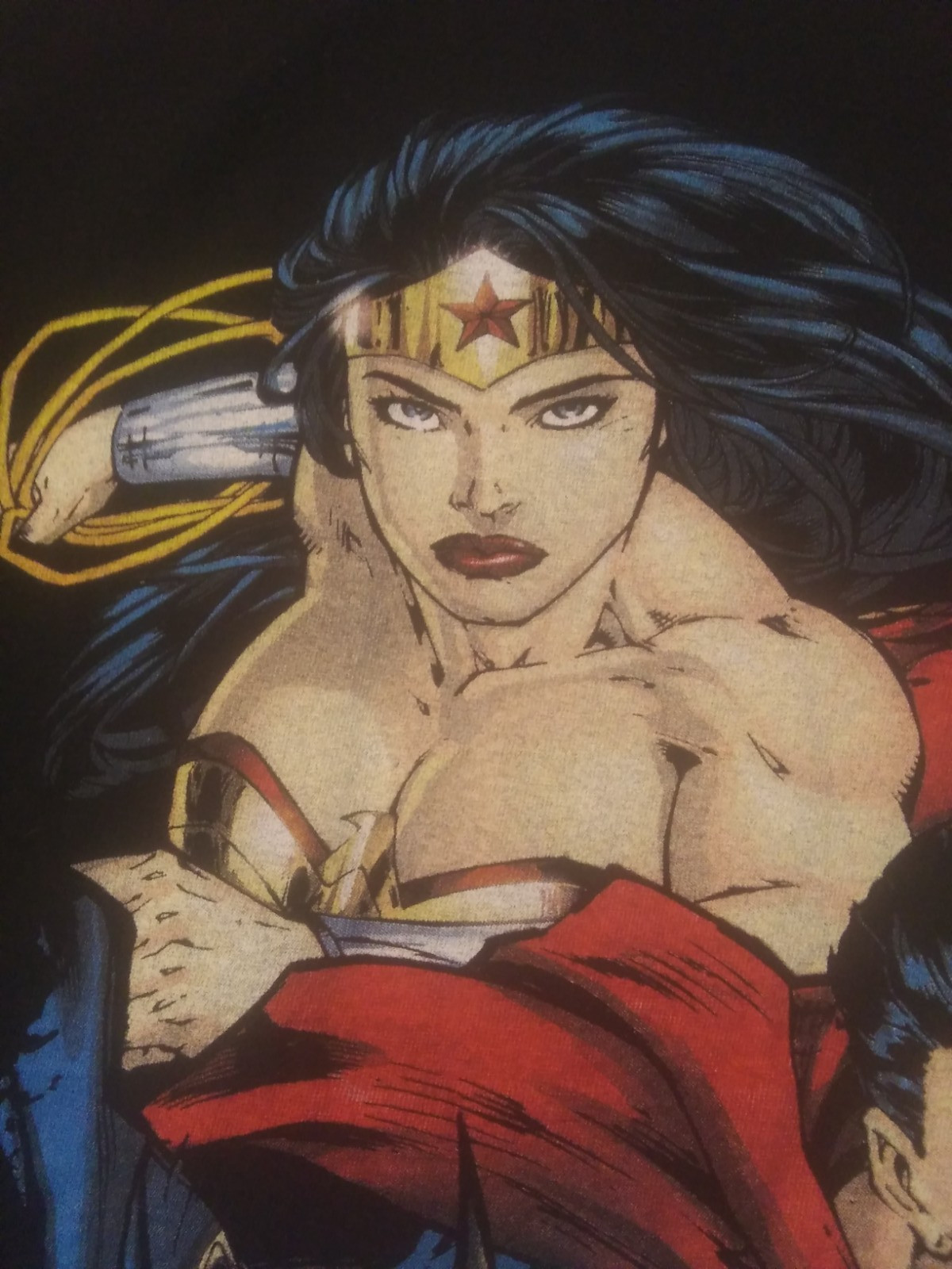 Vintage DC Comics JUSTICE LEAGUE Men’s 6XL Character T-Shirt Wonder Woman~pb