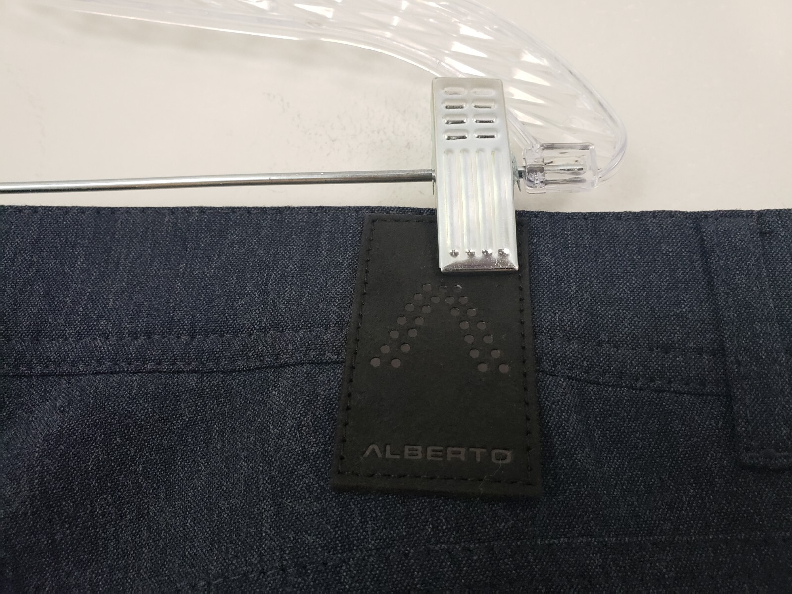 (Ju) Alberto Ceramica Men’s Pants Size 40″x29″ Modern Fit Heather Blue Poland