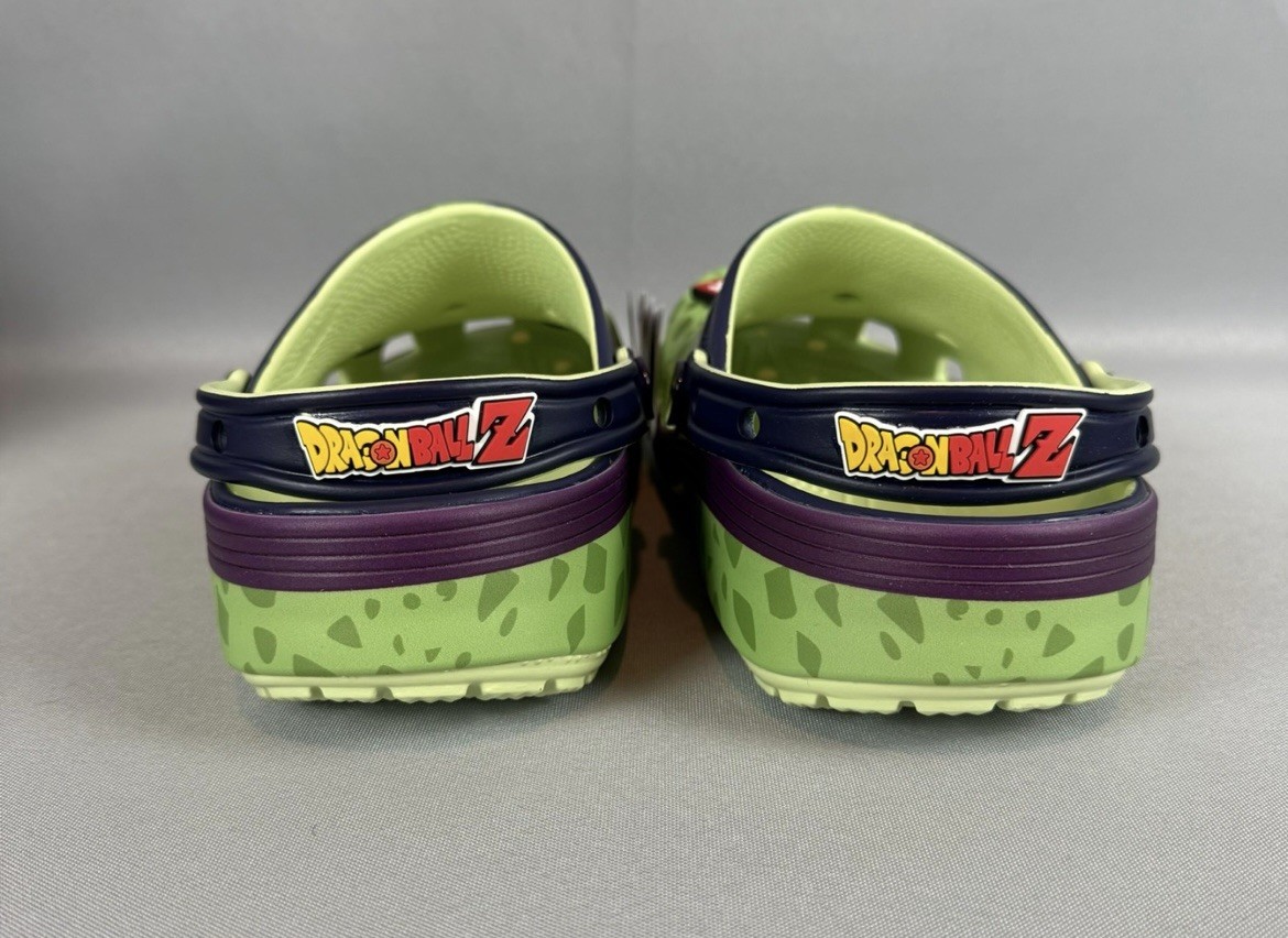 Crocs Cell Dragon Ball Z Classic Clog Mens 10 Green Purple 211205-90H New DBZ