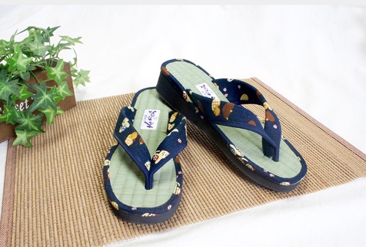 Japanese Zori Tabi Sandals Handmade Tatami Made in Japan Women 23〜24cm