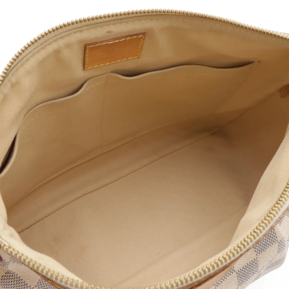 Louis Vuitton Damier Azur N41113 Shoulder Bag Check Canvas Ivory Unisex #BLB2497