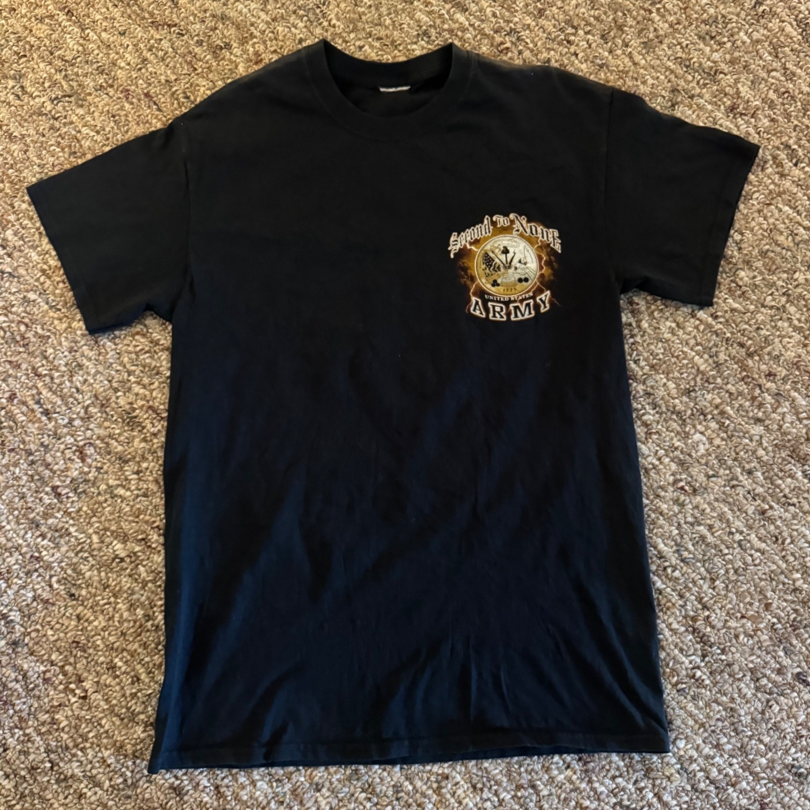 United States Army “Second to None” Short Sleeve Graphic T-Shirt Men’s Size S