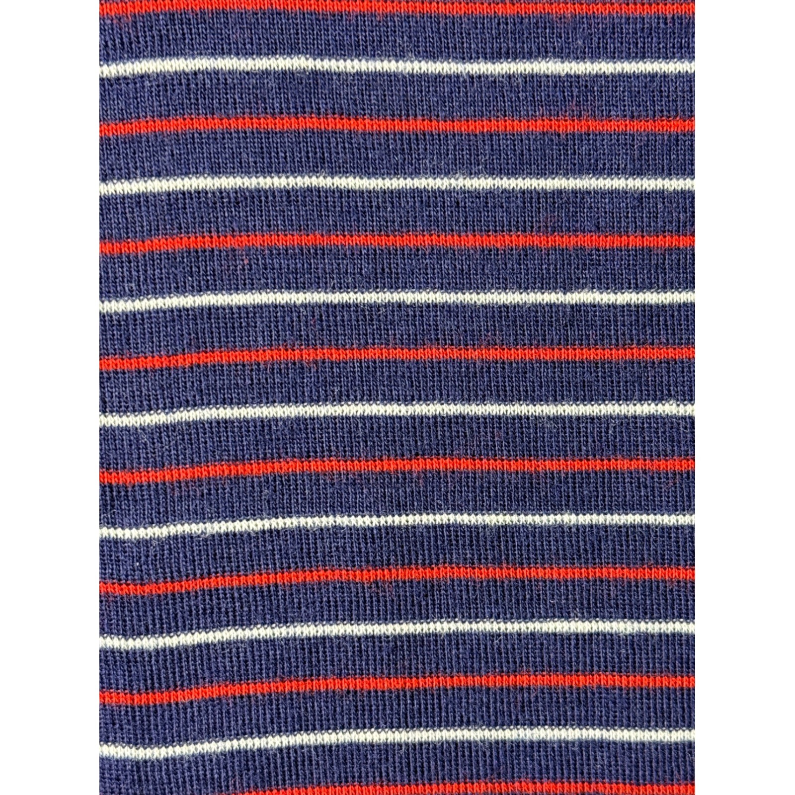 REI Vintage Meraklon Polypropylene Base Layer Top S Navy Red Striped Gorpcore