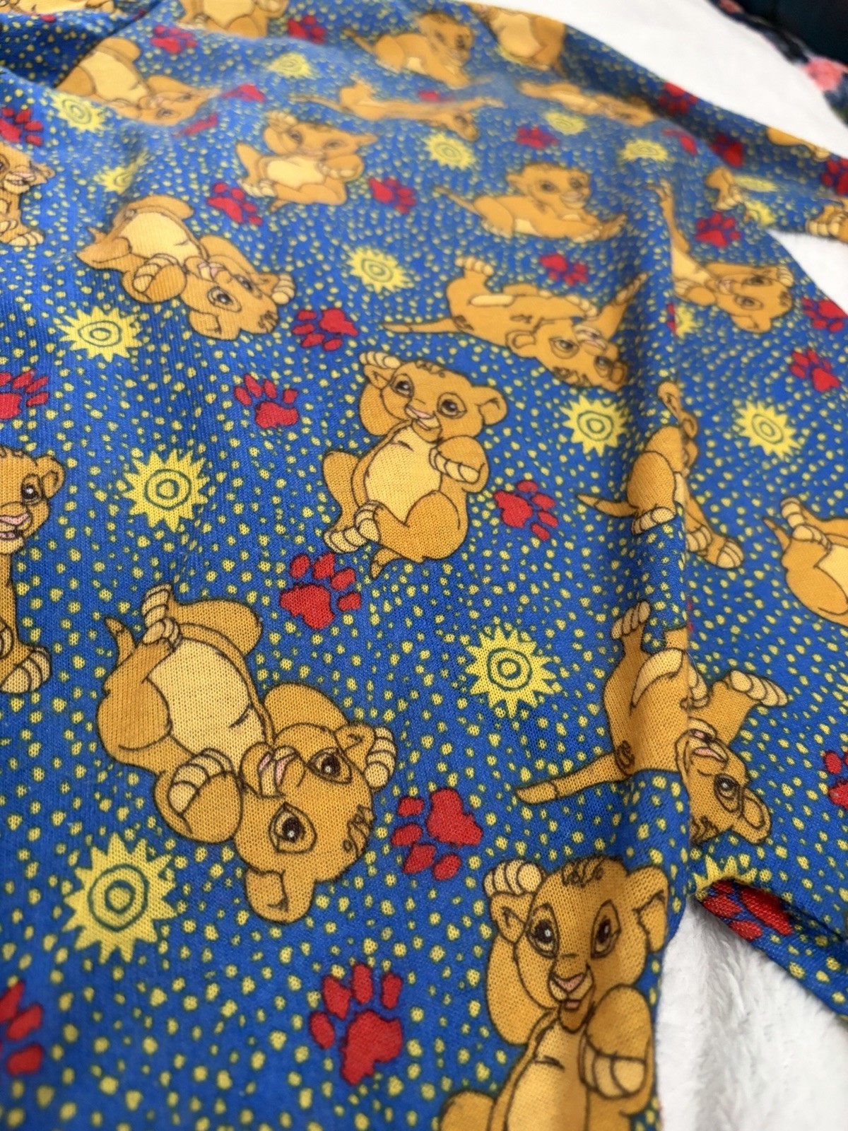 Vintage Lion King Footed Sleeper 6-9m