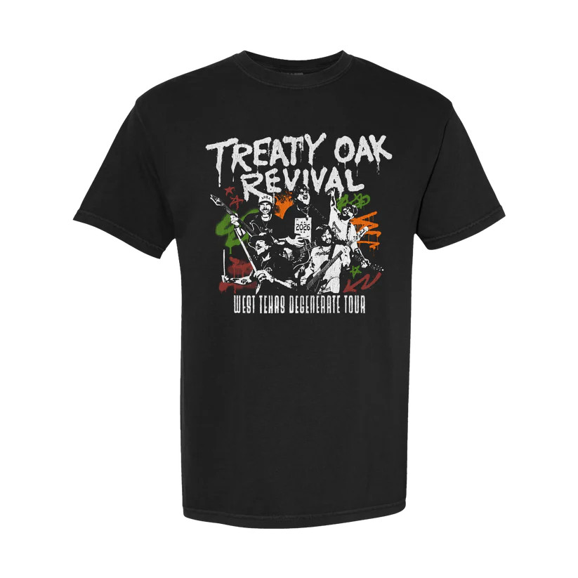 Treaty Oak Revival 2026 Tour Merch Tee, T-Shirt Reprint