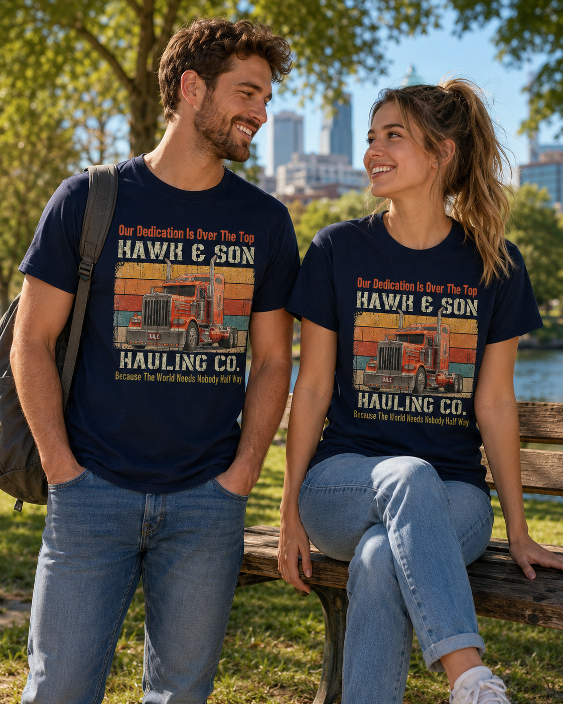 Hawk and Son Hauling Company Big Rig Pride T-Shirt