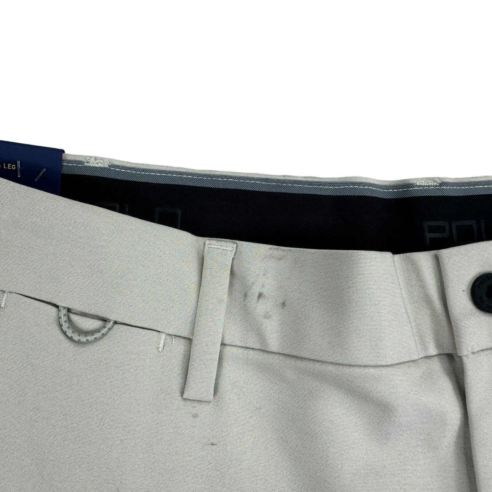 Polo Ralph Lauren Mens 9-Inch Slim Fit Dobby Chino Shorts Beige 38