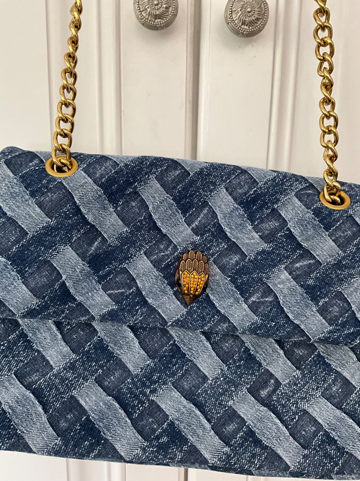 KURT GEIGER DENIM CROSSBODY