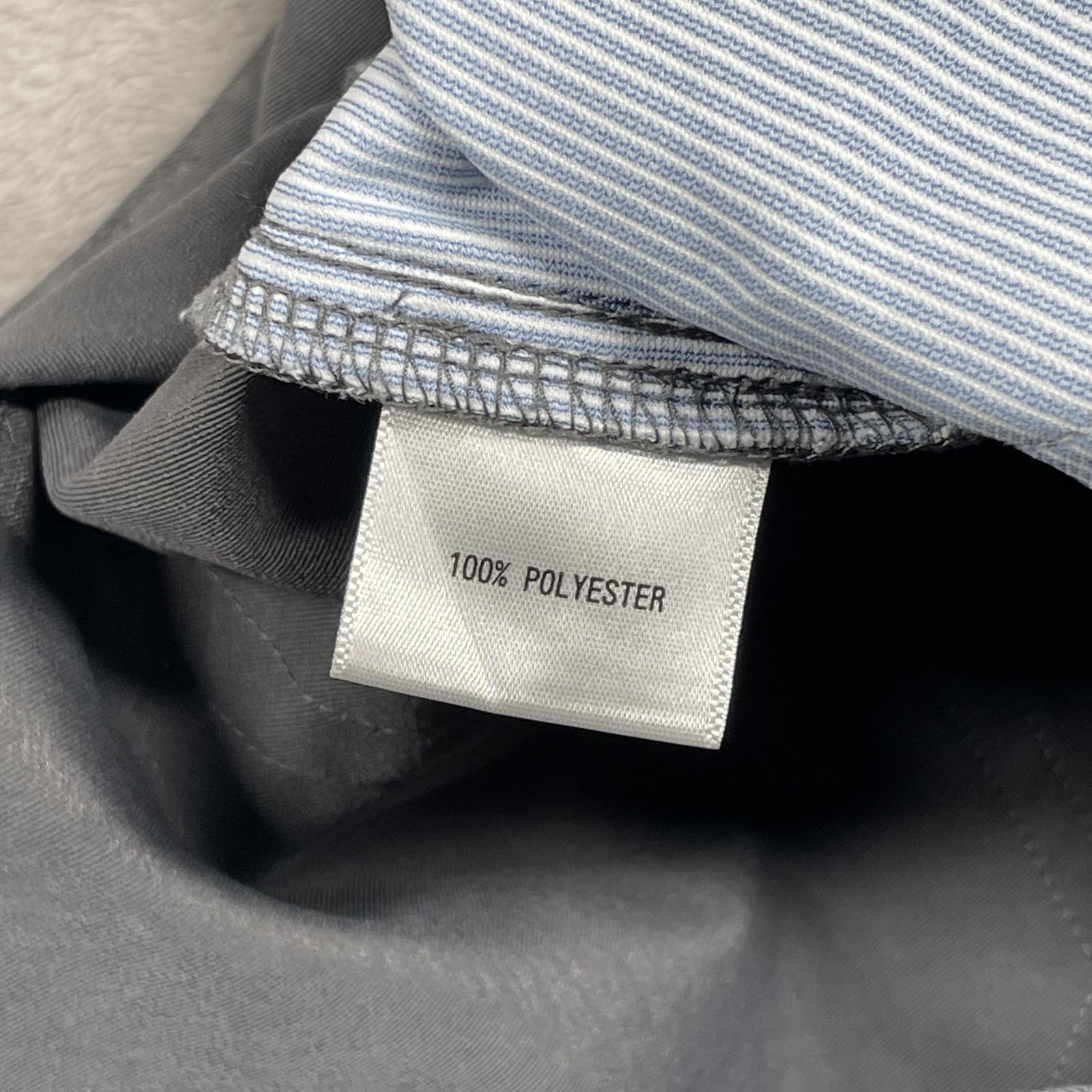 Peter Millar Pants EB66 Mens 33×34 Gray Microfiber Chino 5 Pocket Golf Casual