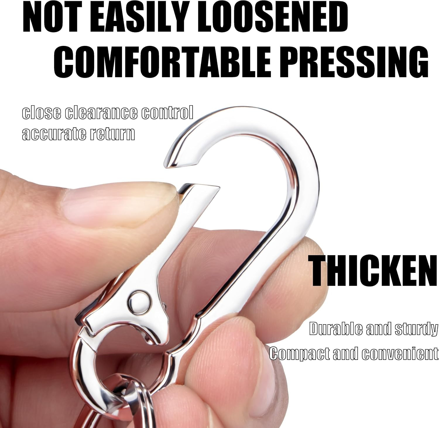 Metal Keychains Keyring Key Chain Ring Clip Holder Organizer for Home Car Keys K