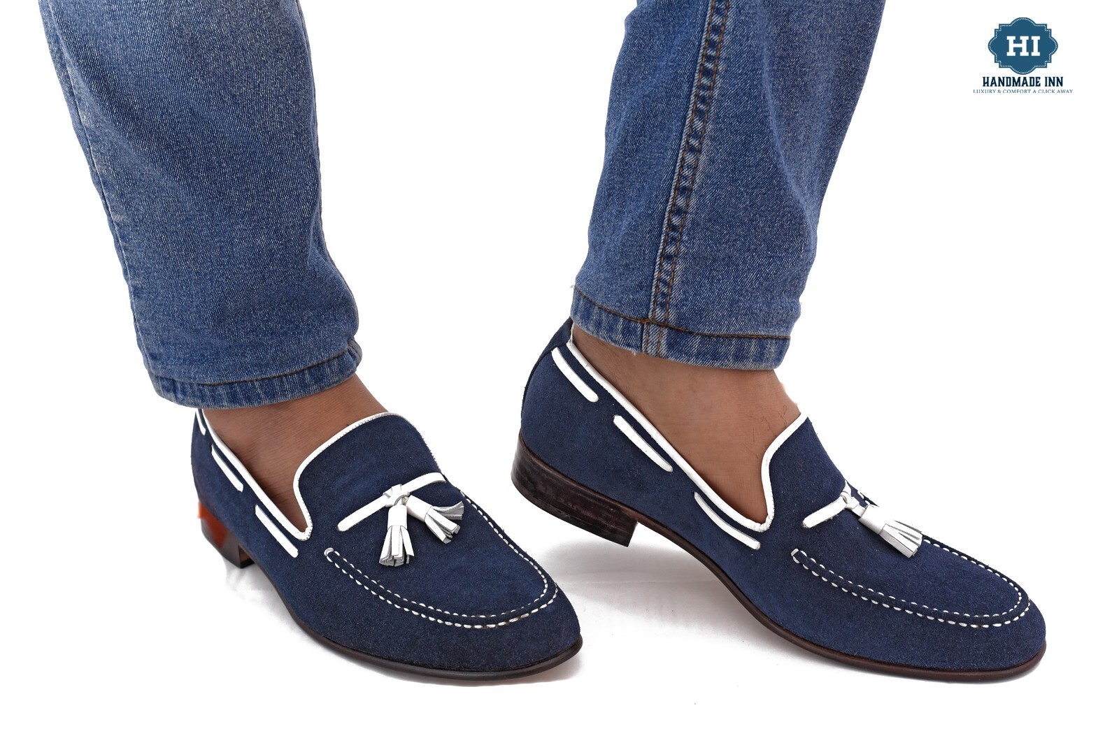 Elevate Your Style with Handcrafted Suede Tassel Loafers | Premium Quality Shoes