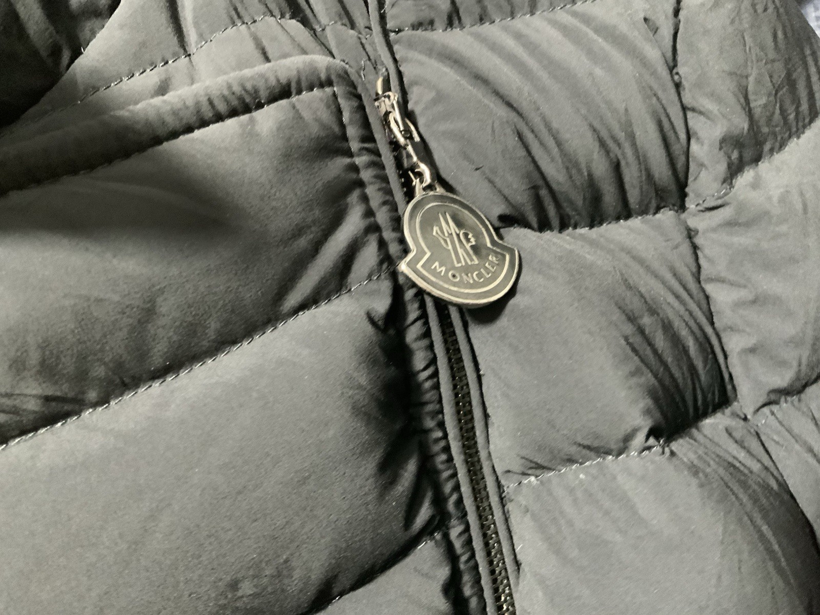 Moncler RRP 1925 $ Noues Padded Jacket / Coat, Black color, M.in.Hungarie