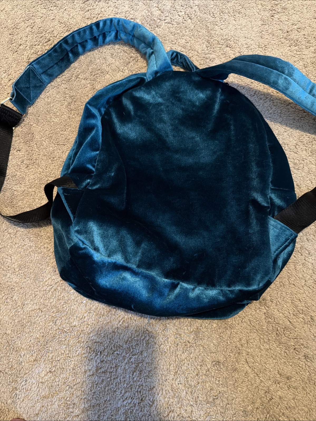 Betsey Johnson New York Vintage Velvet Backpack-rose lining