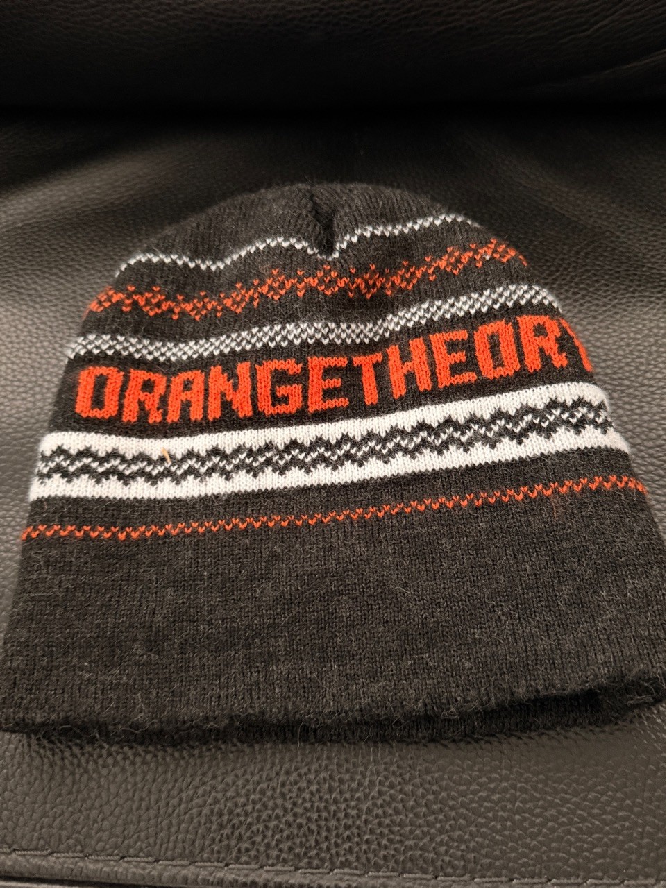 Orange Theory Beanie Hat Charcoal Gray One Size Skully Warm Winter Ski Unisex