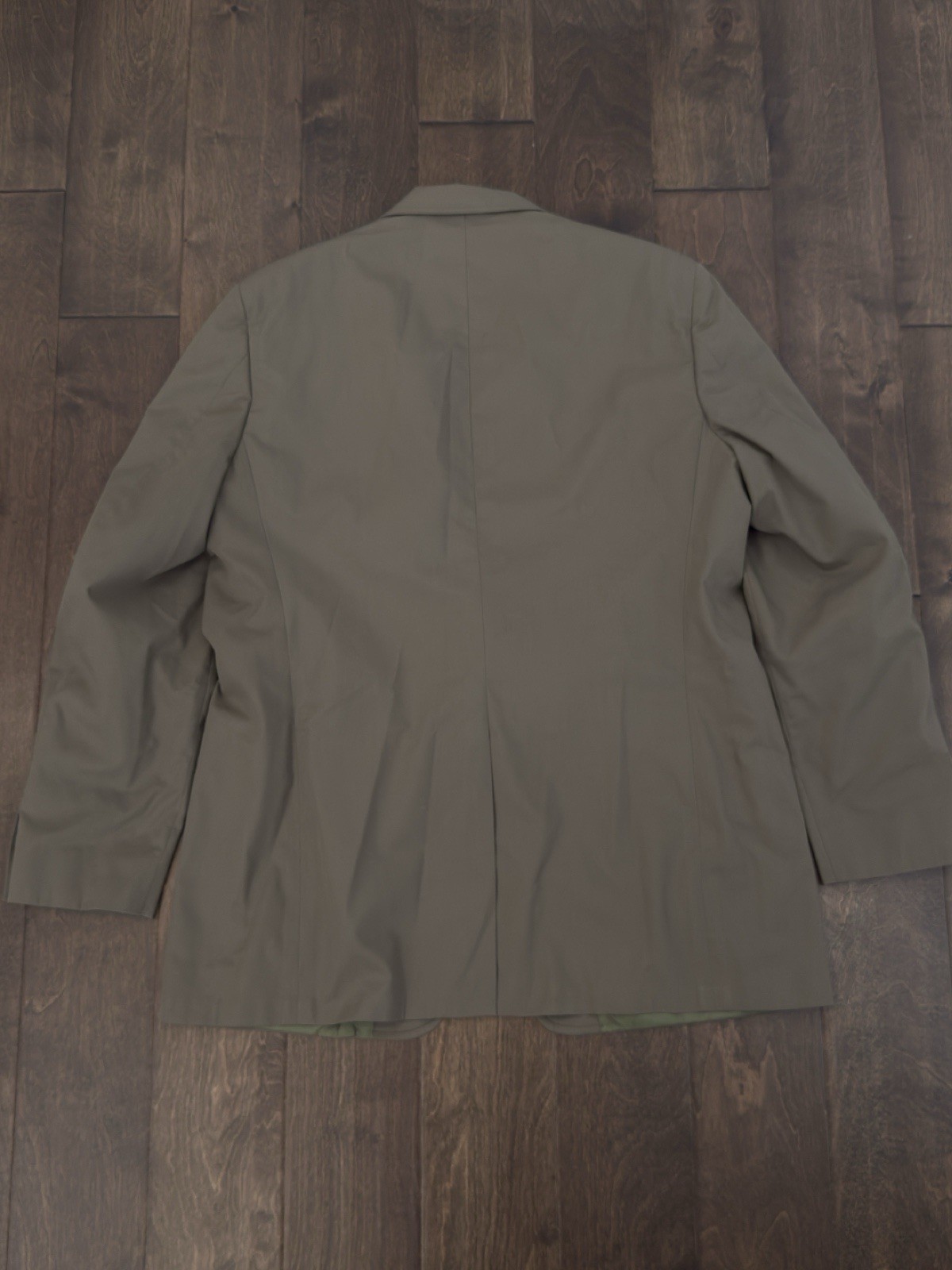 Haspel Mens Blazer Size 42L Tan Beige Suit Jacket 2-Button Single Breasted